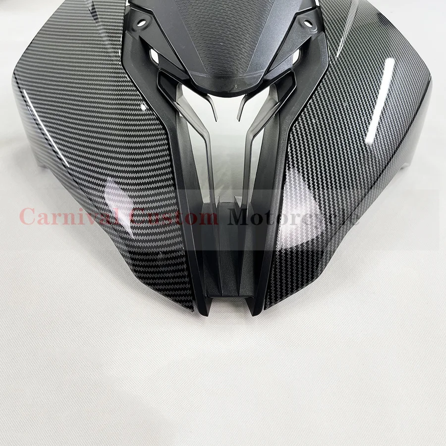100% Carbon Fiber Motorcycle Fairing Head Nose Motorcycle Gloss Twill Weave For BMW S1000RR S 1000RR S 1000 RR 2019-2024 image 5