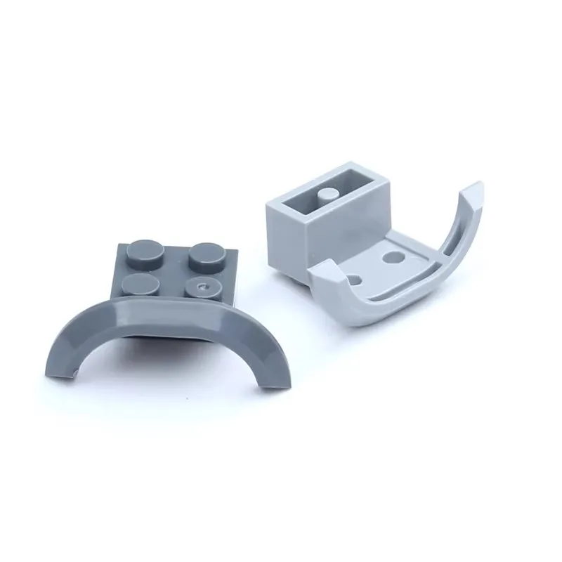 10Pcs 98282 MOC Parts Wheel Arch Mudguard 4 x 2 1/2 x 1 Compatible Bricks Assmble Building Blocks Particle Toy