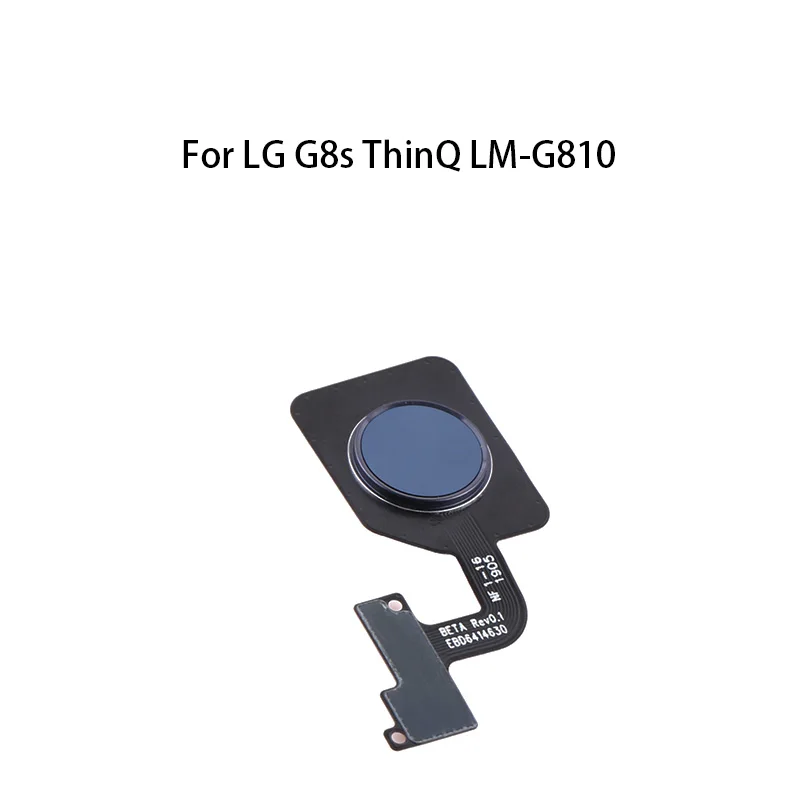 Gefenis Org Home Power Button Fingerprint Sensor Flex Cable For LG G8s ThinQ LMG810 LM-G810 LMG810EAW