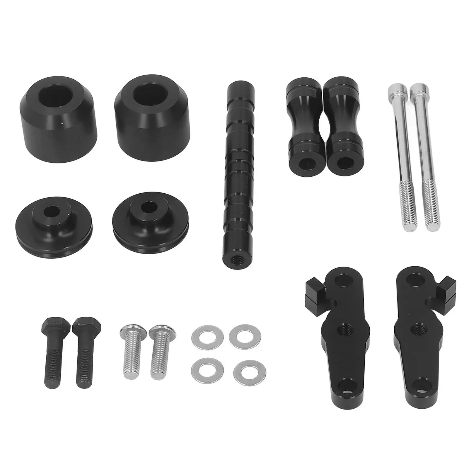 

Motorcycle Frame Slider Wear Resistant Black Smooth Appearance High Torsion Fit for Yamaha XSR155 2018-2021
