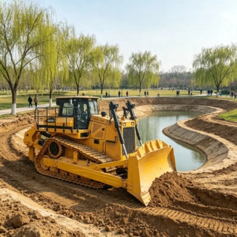 Cost Effective Crawler Dozer Bulldozer Machine Earthmoving Equipment 220HP Dozer for Land Development Project Use