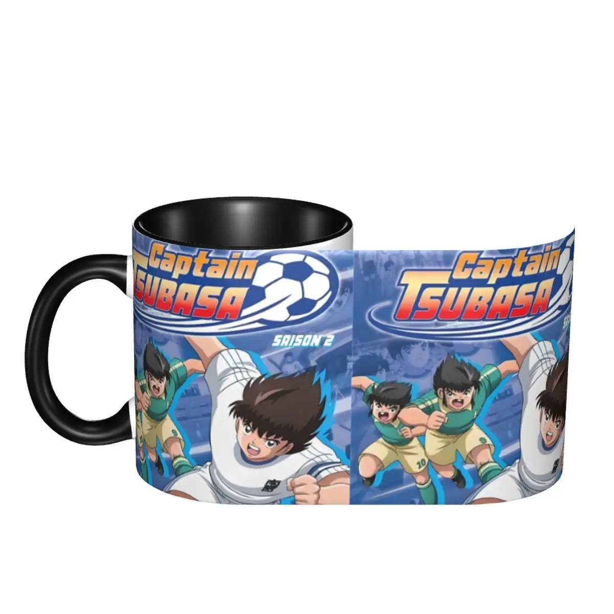 Personalized Captains T-Tsubasas Coffee Mug DIY Classic Cartoon Comic Retro Anime Ceramic Tea Milk Mug Cup