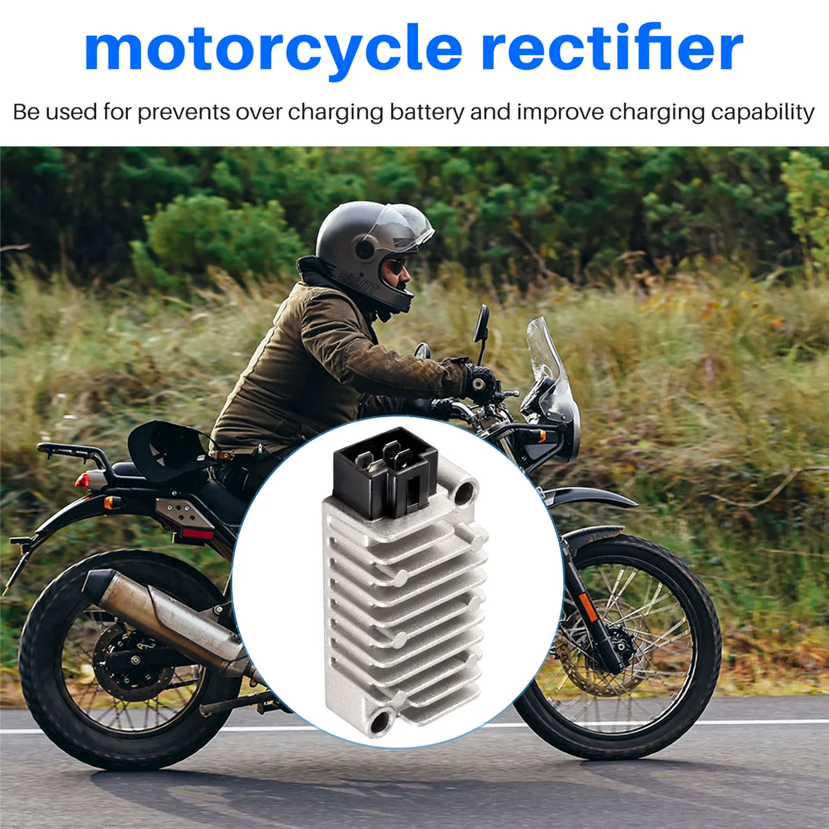 Aluminum Motorcycle Voltage Regulator Rectifier for Yamaha TT250 TT225 SRX600 TDM850 TW200 FZR400 FZR600