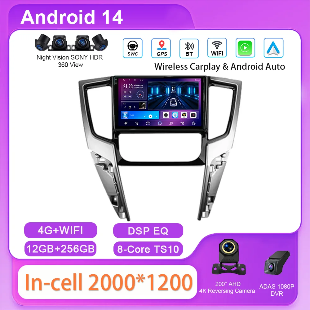 

Android 14 Car Radio Stereo For Mitsubishi L200 5 2018 -2020 Auto Multimedia Video Player Cireless Carplay 2Din GPS Navigation