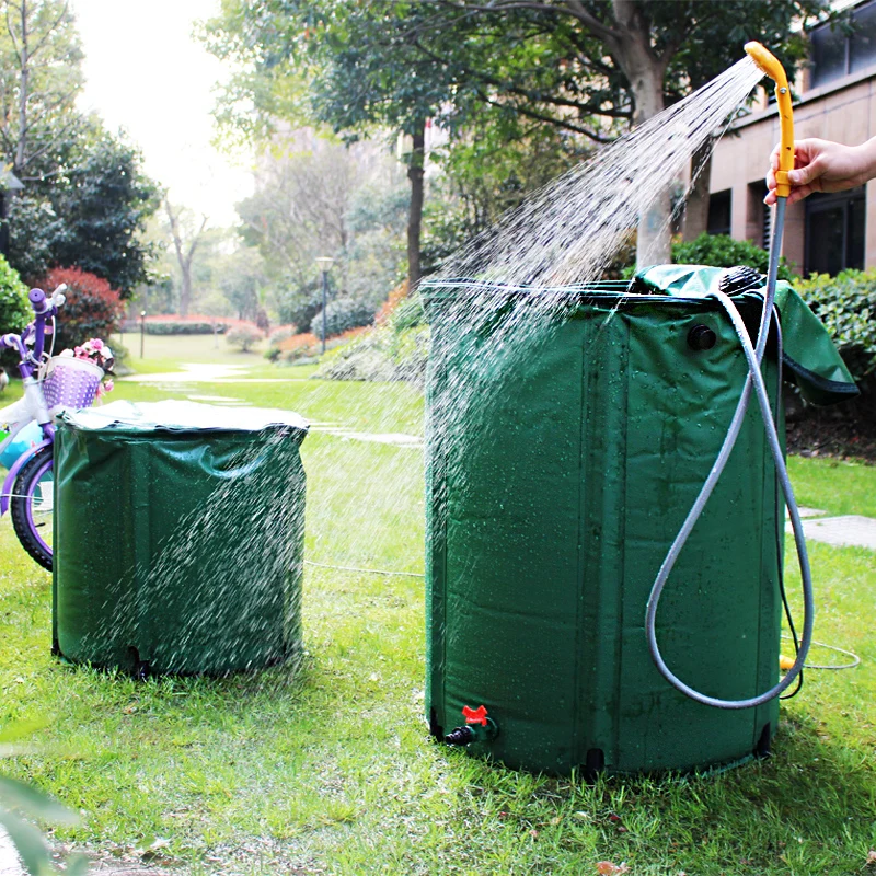 lohascamping 100L Rain Barrel collapsible Rainwater Harvest water tank garden PVC foldable rain Collection Tank Water Container