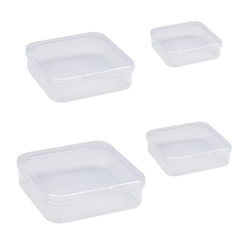 transparent storage boxes for small items, easy to carry small accessories, hardware, small parts, and accessories