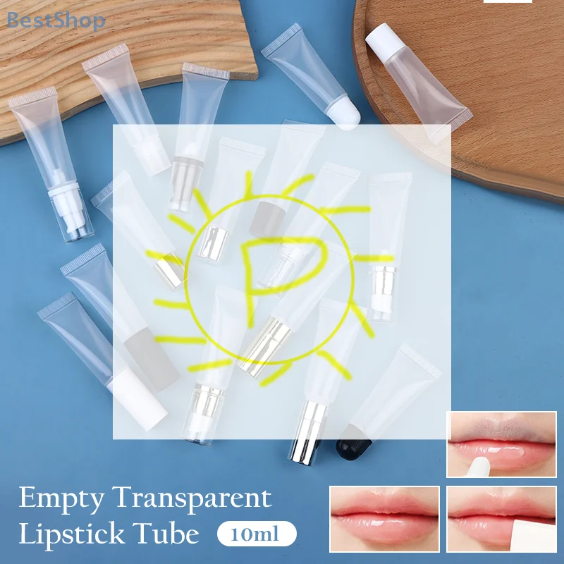 ( ● ' ◡ ' ● )@( ● ' ◡ ' ● ) Nachfüllbare, durchsichtige Quetschröhrchen