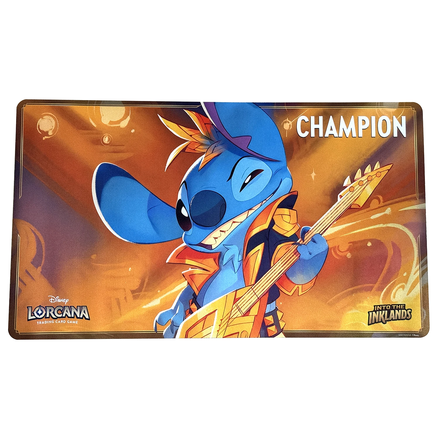 Lorcana TCG Game Champion Playmat Stitch Rock Star Elsa The Spirit Winter Mat Great Illuminary Seven Dwarfs with Free Mat Bags