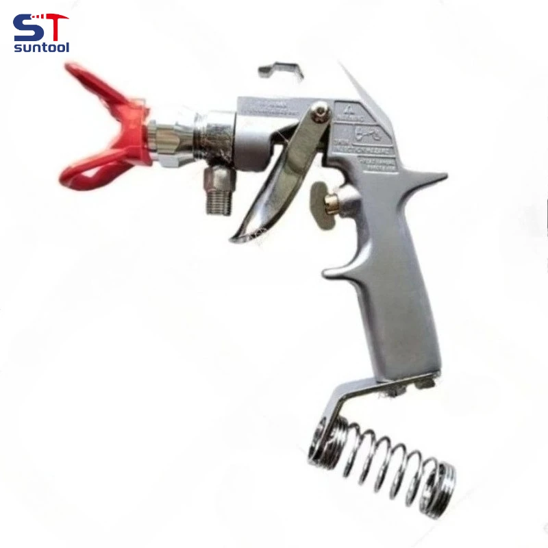 Suntool 345bar Airless Paint Spray Gun 1/4″NPS Output Connector Repair Kit No Filter Inlet Connector: : 7/8″ 2-finger Trigger