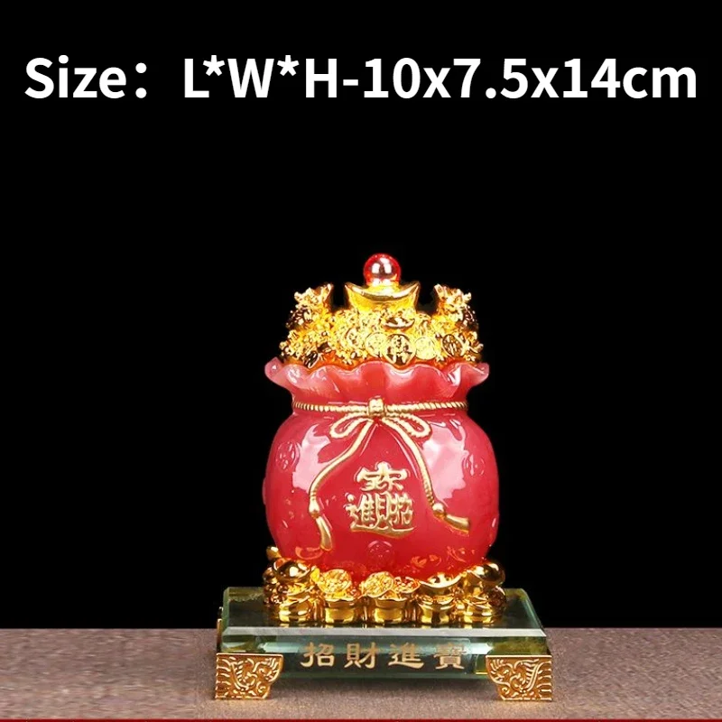 Attracting Wealth and Treasure Ornaments Golden Toad Living Room TV Wine Cabinet Decorations High-end Office Store Opening Gift