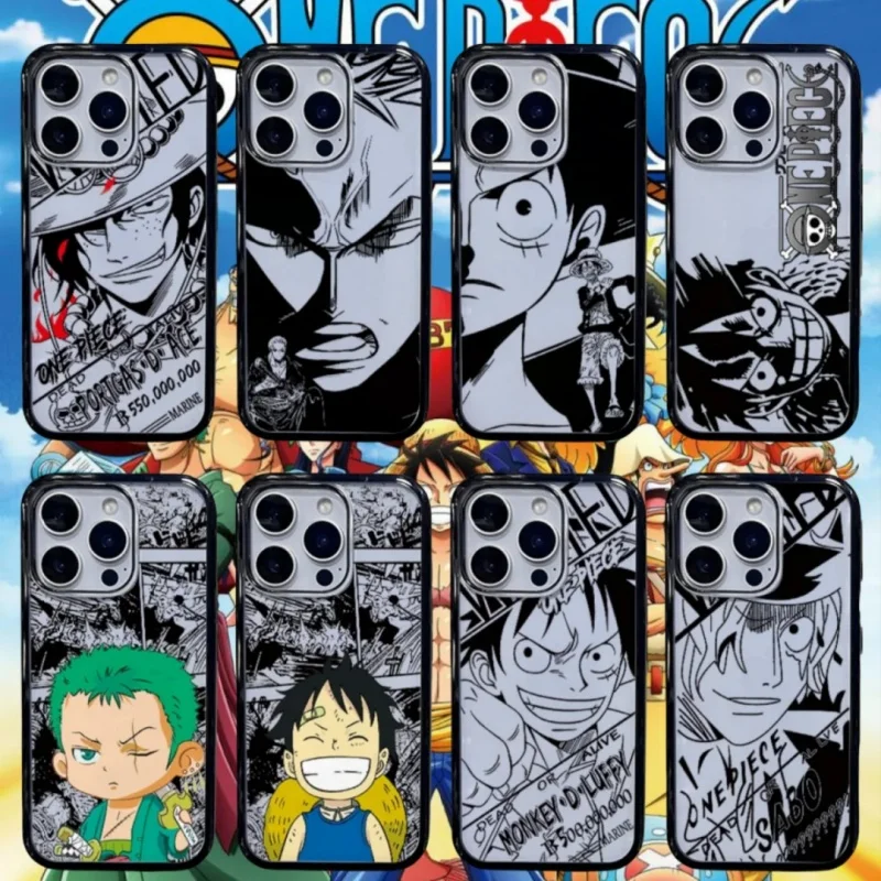 

Japan 3D Anime Cute cartoon O-One P-PieceLuffy Zoro Ace Sabo Phone Case for iPhone 13 14 15 16 Pro Max 16 Plus Anti-Fall cover ﻿