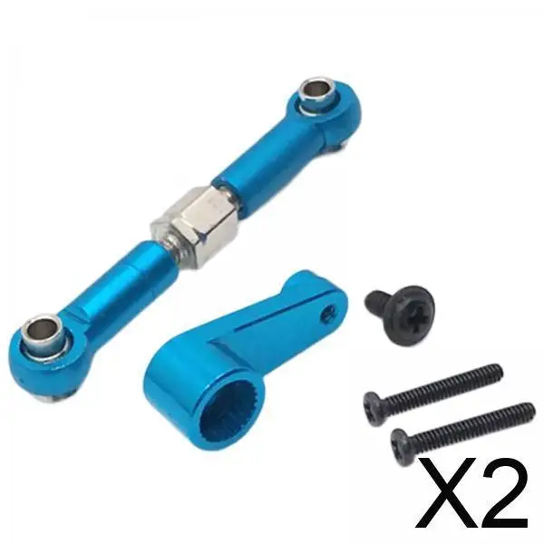 

Metal RC Car Servo Link Pull Rod Turnbuckles Adjustable Arm for Wltoys 144001 144010 124017 Rock Crawler