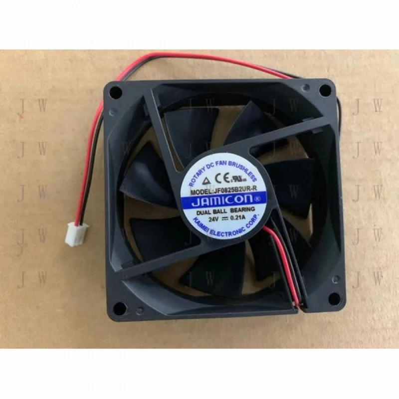 DDJ FOR JAMICON JF0825B2UR-R 24V 0.21A 8CM double ball cooling fan 8025