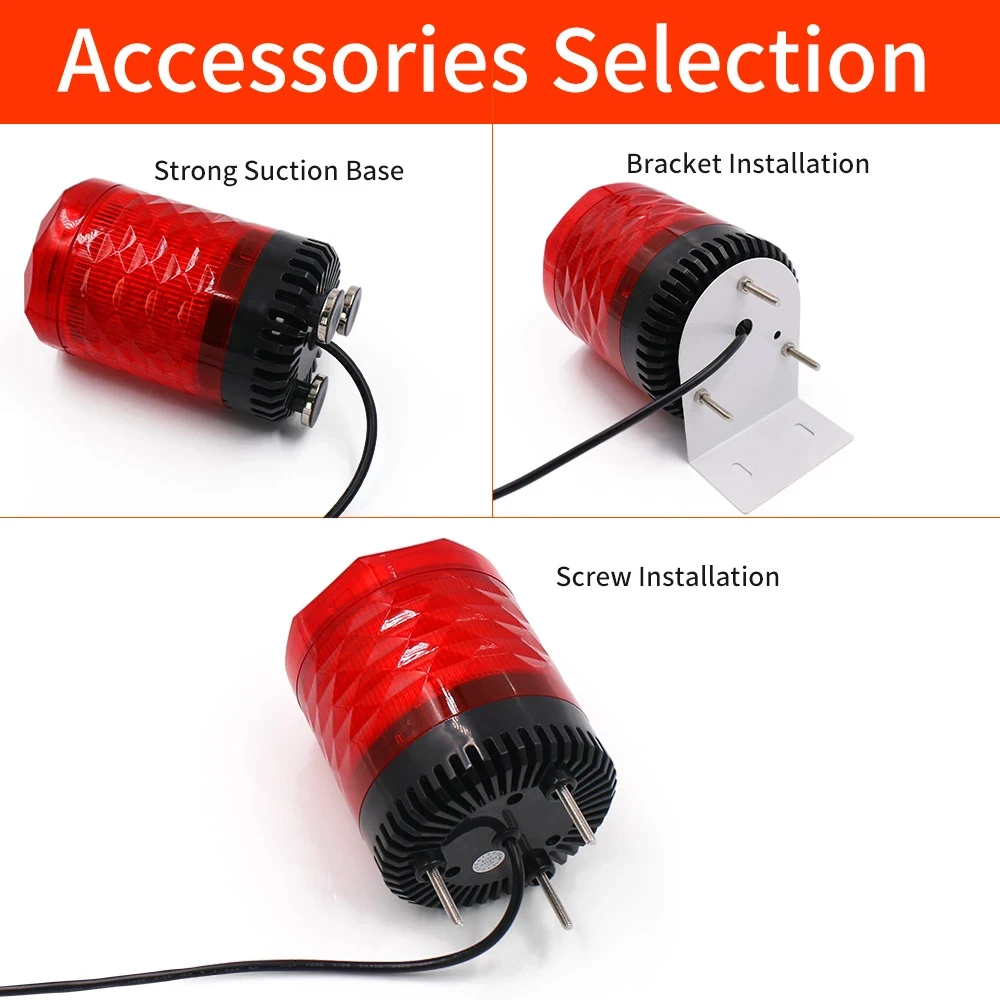 New Rotating, Flashing, Burst Flashing, Constant Flashing Adjustabl Warning LED Lamp Car Rotating Traffice Safety Flash Strobe