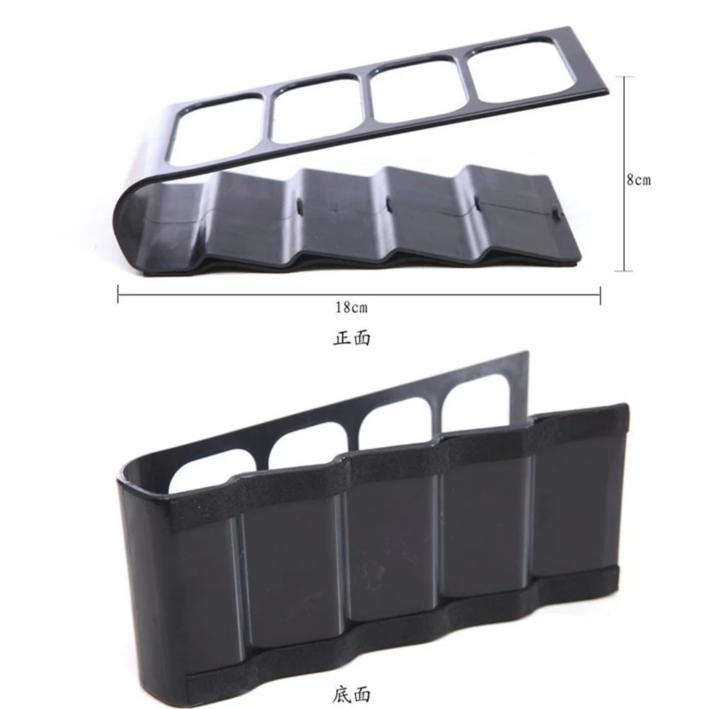 Remote Control Storage Rack 4 Slots Metal Organizer Anti Slipping Wrinkled Bottom Stand Archive Box