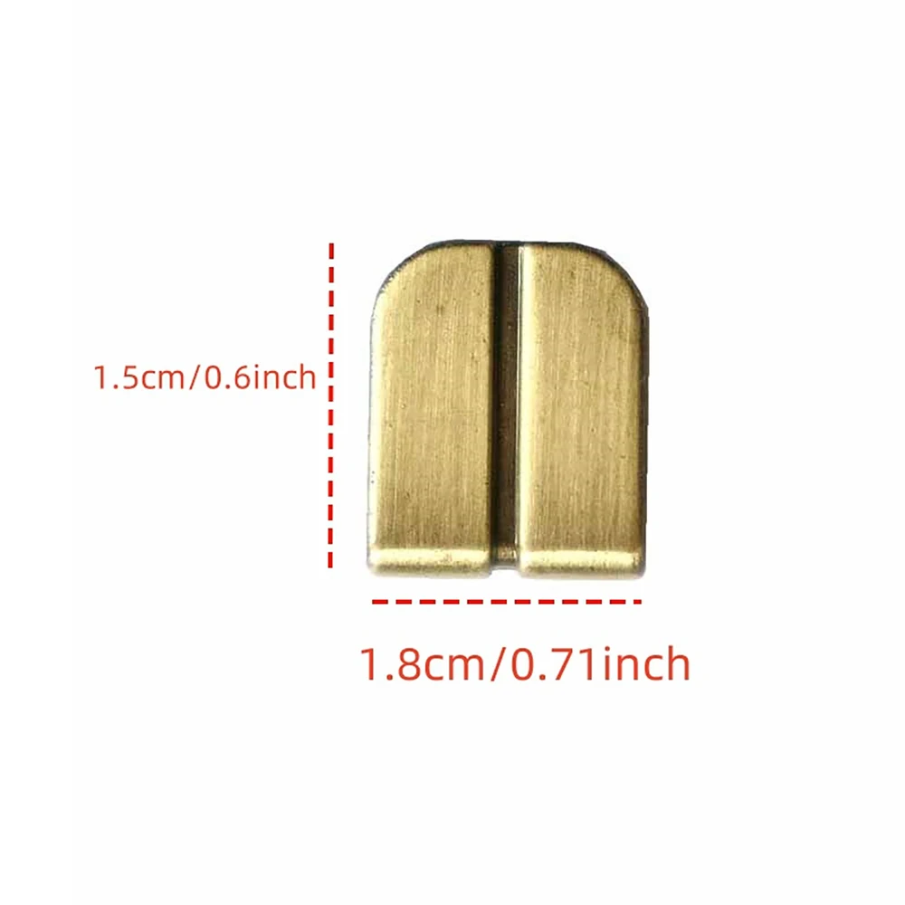 Notebook Metal-Edge Protection Bronze Decoration and TN Elastic Rubber Band for Protection Diary Accessories