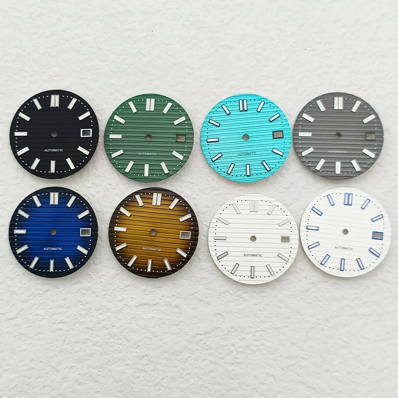 29,8 mm Zifferblatt C3 leuchtendes Zifferblatt passend für NH35 NH36 Japan Uhrwerk Nautilus mechanische Uhr Zifferblatt ersetzen – Detail 5