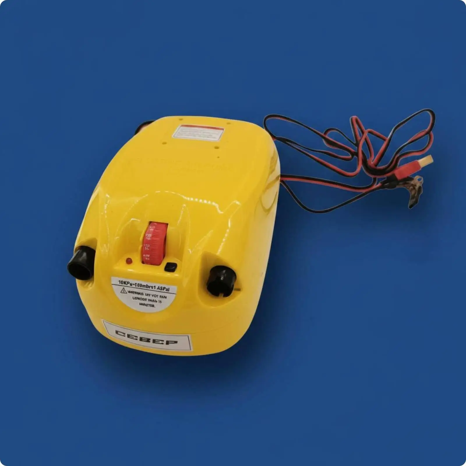 Marine Inflatable Boat Pump Electric Plastic High-pressure Air Inflator Equipment with Hose for Rafting Camping