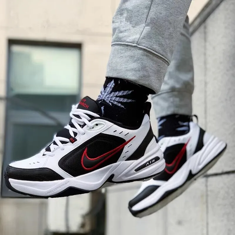 Nike Air Monarch Iv Męskie buty Buty treningowe Moda Retro Amortyzacja Plaid Casual Sportowe buty do biegania 415445 -101
