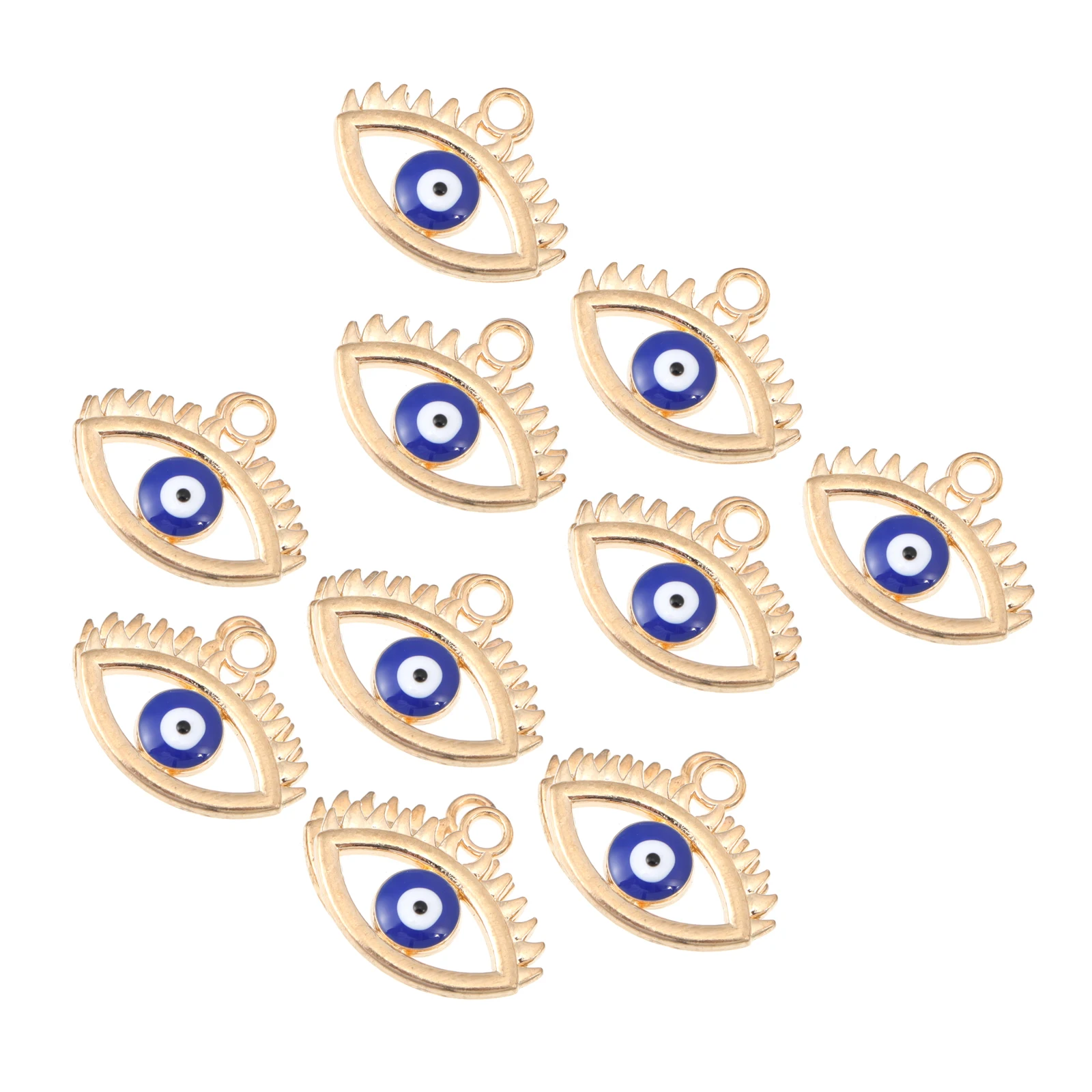 

Eye Hollow Pendant Ornaments DIY Jewelry Making Accessories Collar Charms for Halloween