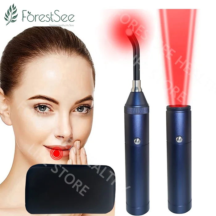 

New Portable Red Light Therapy Handheld Removable Lip Physical Therapy Oral Physical Therapy Health Pain Reliever