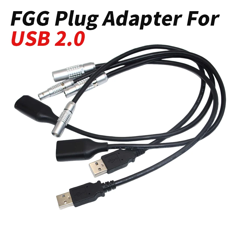 

Compatible with LEMO FGG PHG 00B 0B 1B 4Pin Aviation Plug Socket Adapter FGG 4 Core to USB2.0 Male and Female Connector Cable