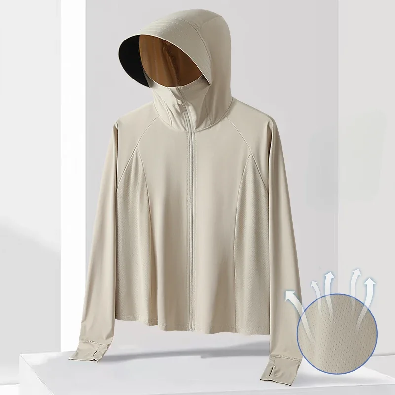 

Легкая УФ-защитная куртка с длинными рукавами для активного отдыха, походов, рыбалки, летняя охлаждающая куртка на молнии для мужчин и женщин