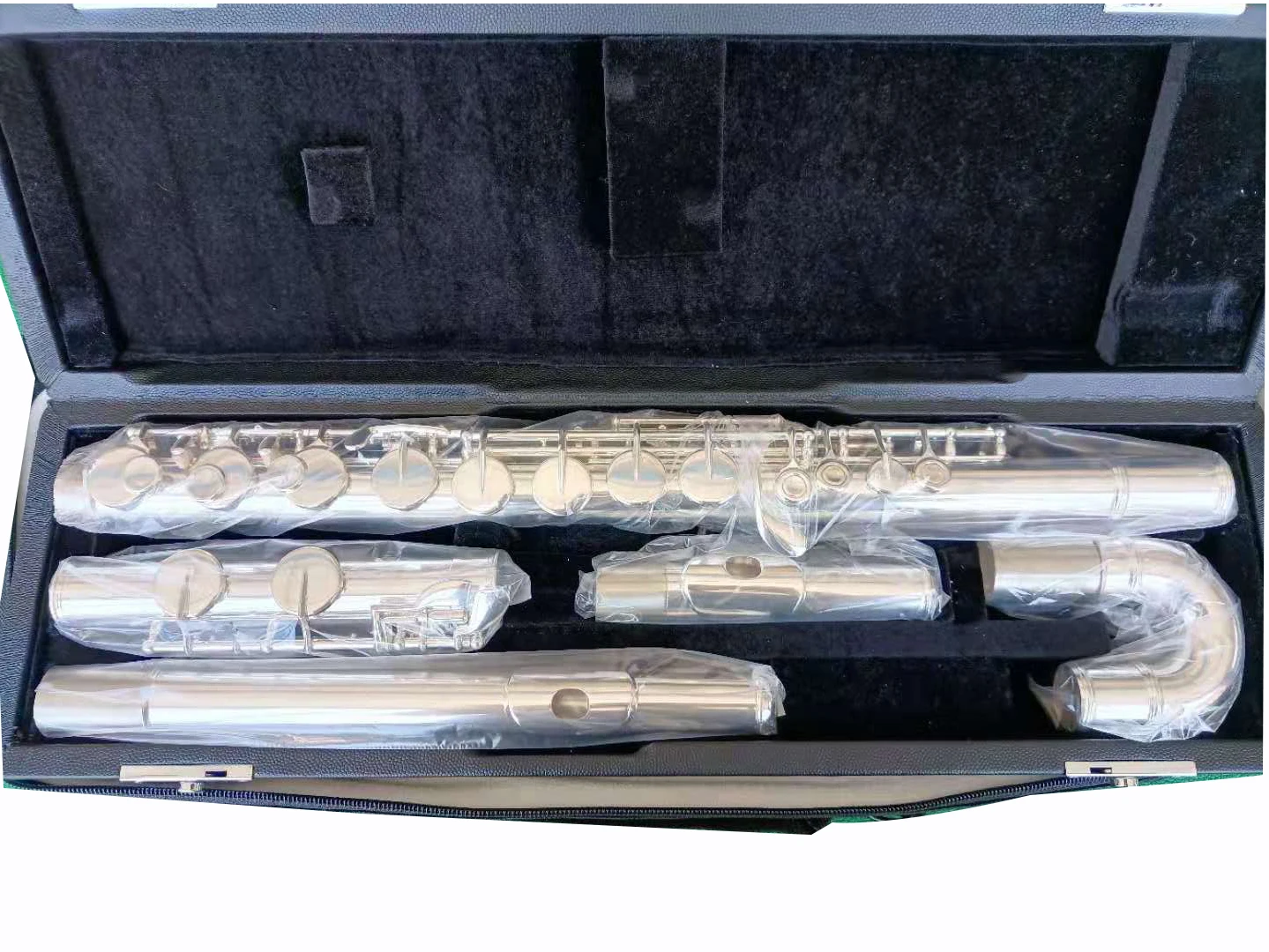 G Tune Silver Plated Alto Flute Woodwind Instrument Cupronickel Body For Professional Concert Stage Performance Music Playing