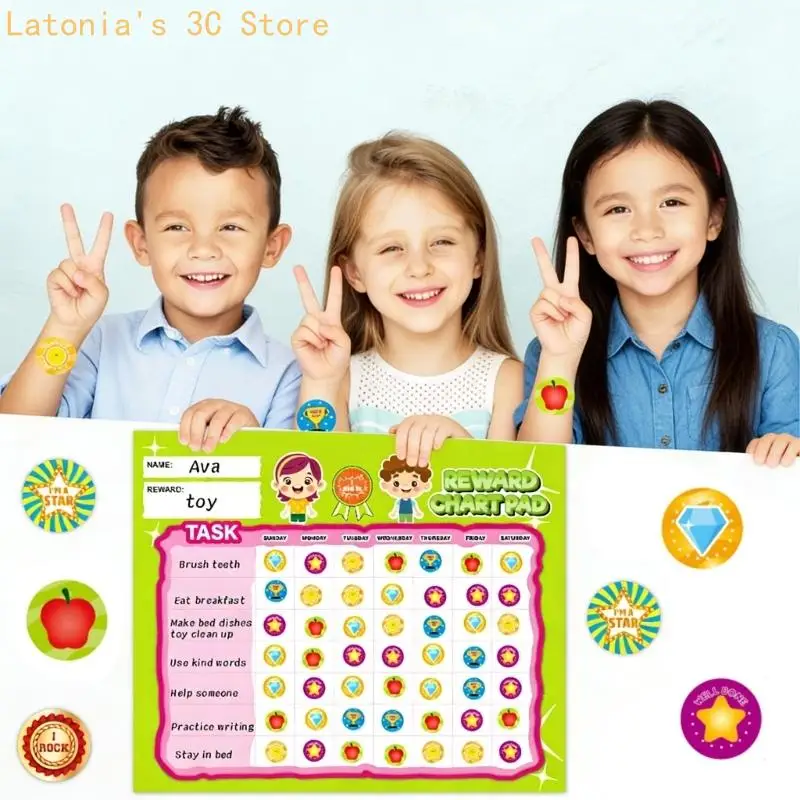 Pädagogische magnetische Belohnungstafel für Kinder, um den Fortschritt guten Verhaltens zu verfolgen X3UB – Detail 10