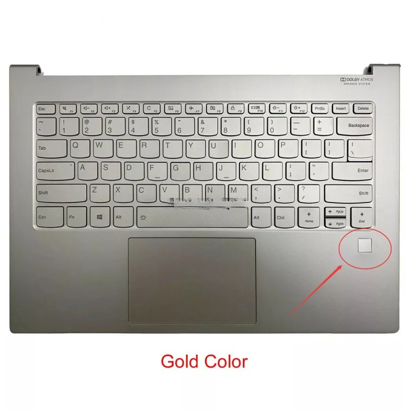 Z  New For Lenovo Yoga C930-13 C930-13IKB 81C4 Palmrest w/ Backlit Keyboard (Gold)