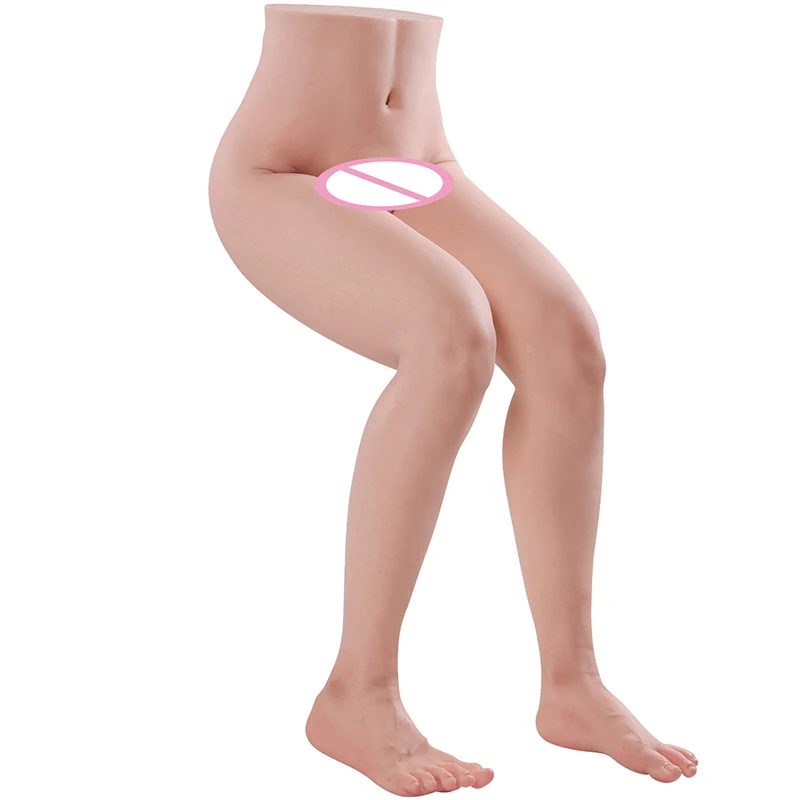 RENHEYUOU Adult Leg model Sex Toys Realistic Vagina Anus 2-channel Sex Toys Soft Touch Men Masturbation Adult Product 18+