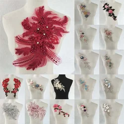 Fashion Style Three-dimensional Flower Lace Collar Sewing Lace Neckline DIY Embroidery Decorative Clothing Accessories