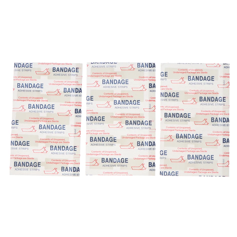 Borboleta adesivo band-aid, fechamento ferida, ataduras de emergência, impermeável, 10pcs