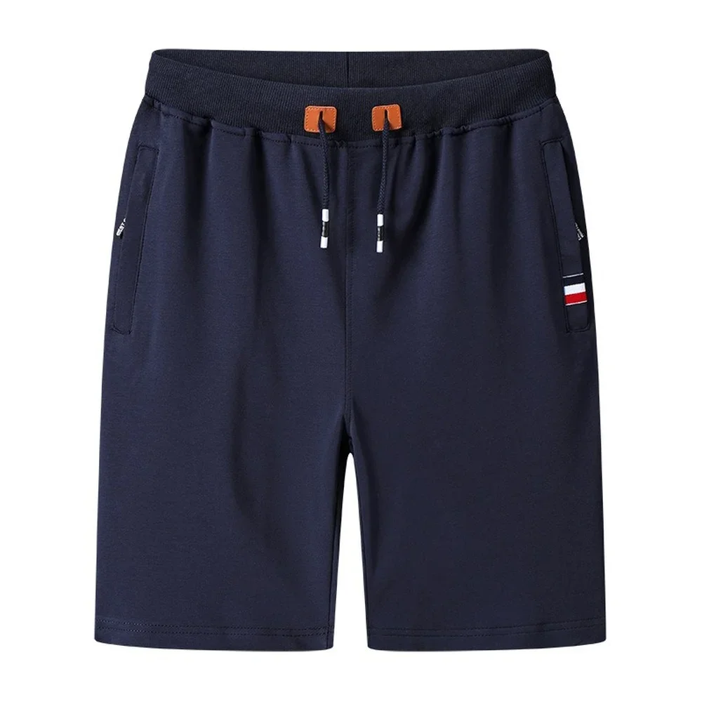 Shorts de suor com elástico na cintura masculino, bermudas masculinas, plus size, treino, casual, calção de jogger monocromático, bolsos, verão, 2022