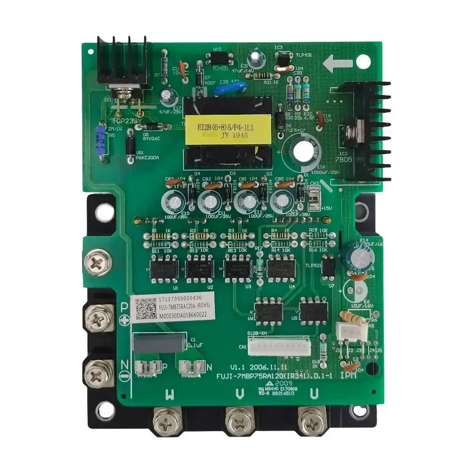 وحدة عاكس مكيف الهواء المركزي الجديدة ME-POWER-75A FUJI-7MBP75RA120(IR341).D.1-1 FUJI-7MB75RA120.D.2