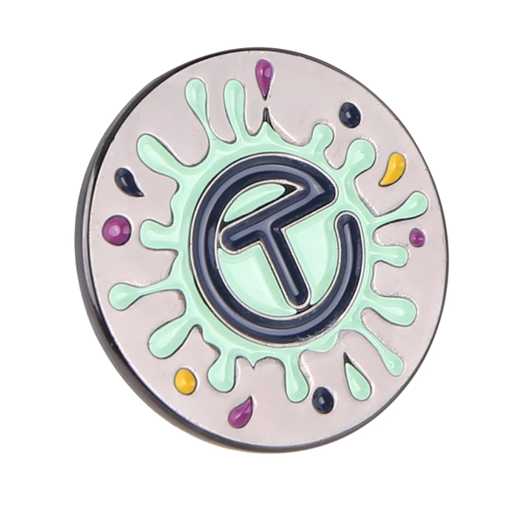 Golf Ball Mark with Golf Hat Clip Metal Golf Marker Portable Removable Golf Ball Marker Alignment Ball Mark for Golf Club