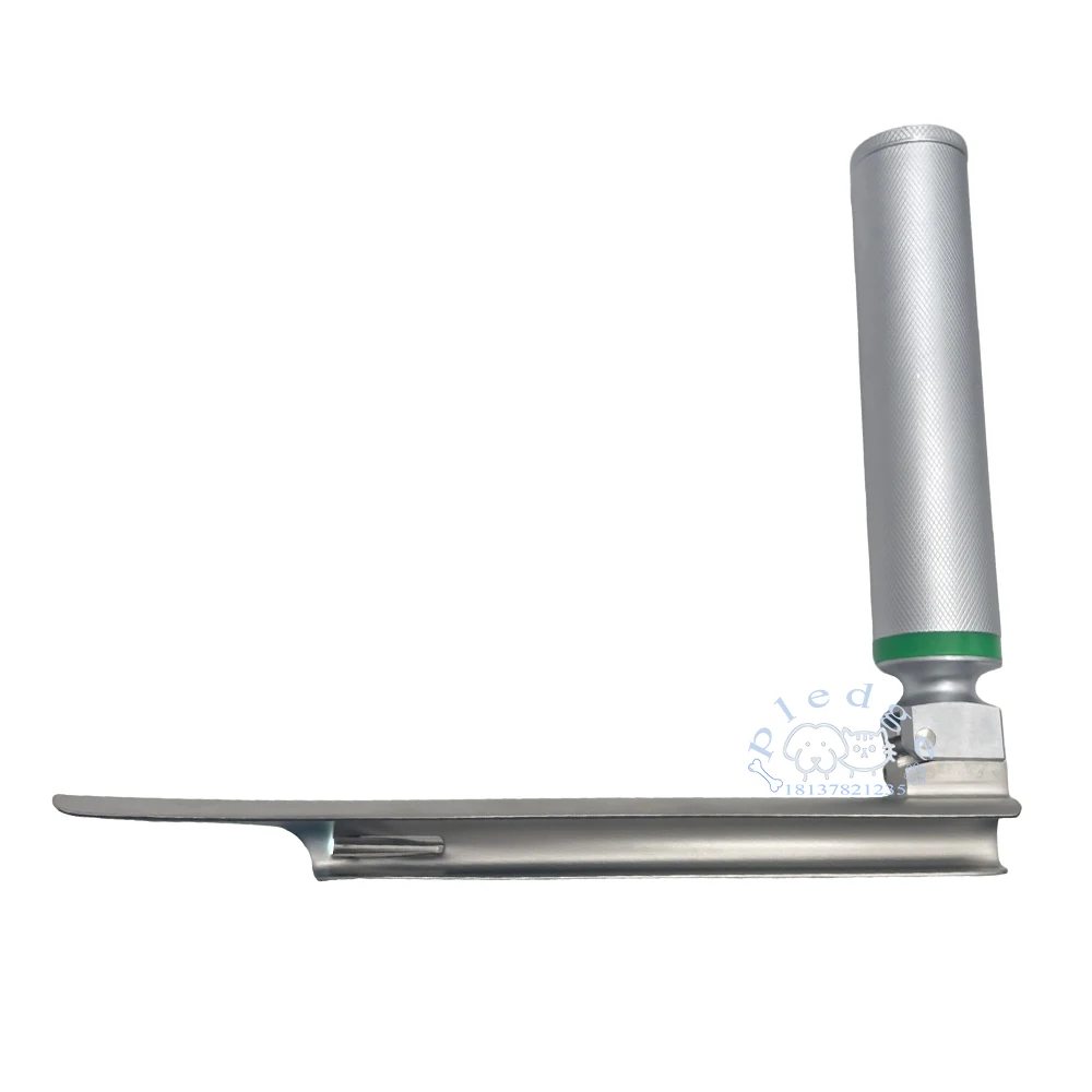 Professionelle Katzen- und Hunde-Laryngoskope mit Glasfaser, 5-Klingen-Design für rechte Seite, Laryngoskopie, Tieranästhesie-Laryngoskop – Detail 5