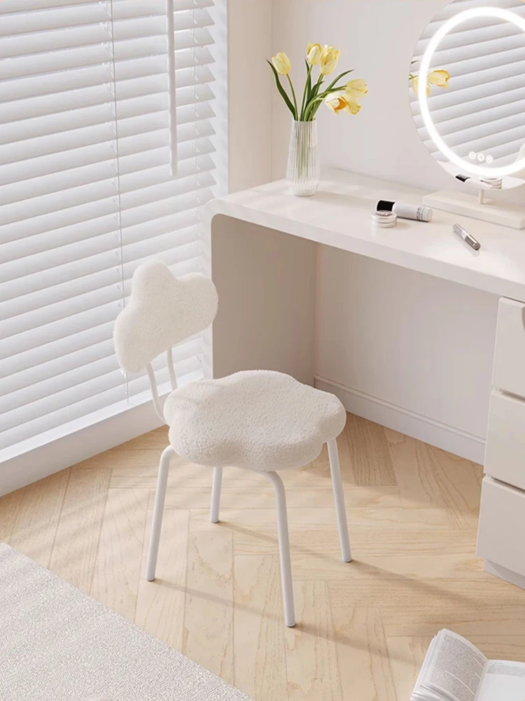 

Home Furniture Makeup Chair Simple Style Rotating Chairs Living Room Backrest Chairs Home Dining Chairs Bedroom Dressing Stools