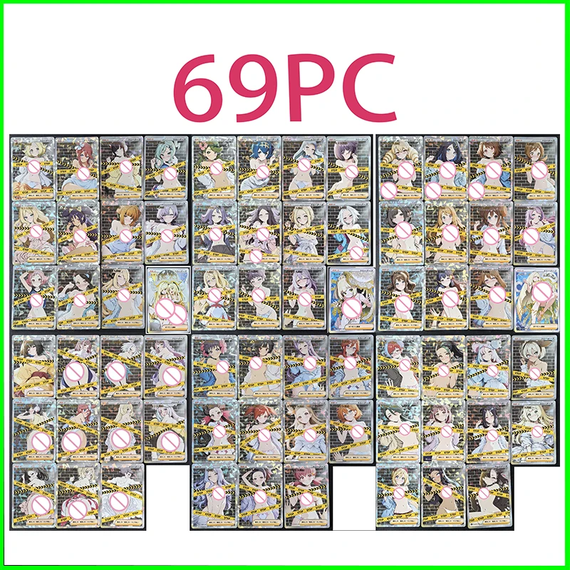 ポケモンコレクタブルカードボーイズゲームおもちゃボードゲーム誕生日ギフトDIYアニメリーリエ・グラディオン・ラナ・ピカチュウプレミアムホロカード69枚