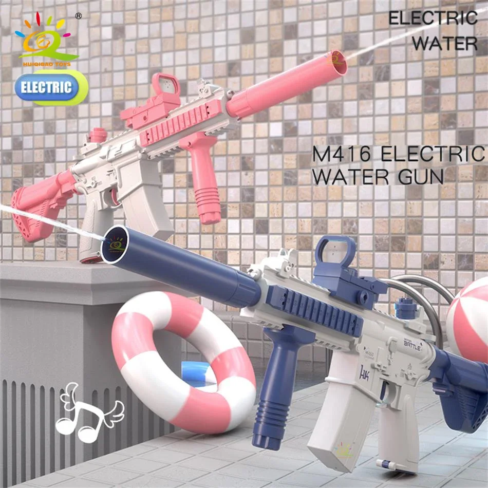 M416 M1911 Uzi Space Electric Water Gun Toys Summer Outdoor Beach Firing Pistol Shooting Game Toy for Children Adults Boys Gifts