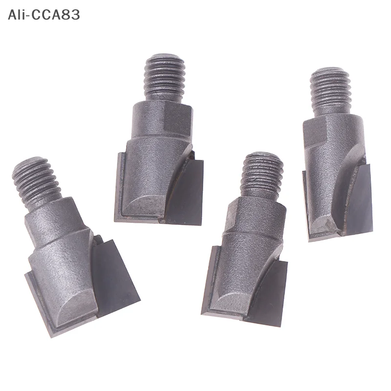 

10mm Shank Wooden Door Lock Slotting Cutter 16.5-22mm Tungsten Steel Woodworking Milling Cutter Tools Screw Thread