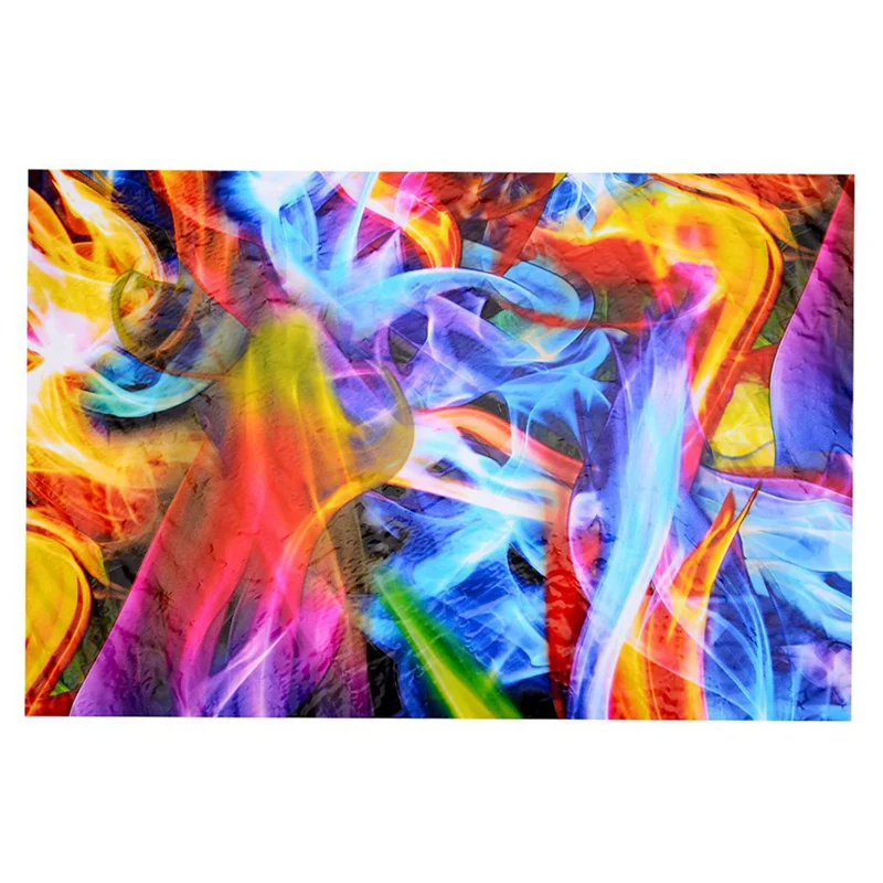 N93R 3X قوس قزح اللهب الهيدروغرافية فيلم نقل المياه الطباعة فيلم هيدرو Dip فيلم 50 سنتيمتر x 100 سنتيمتر