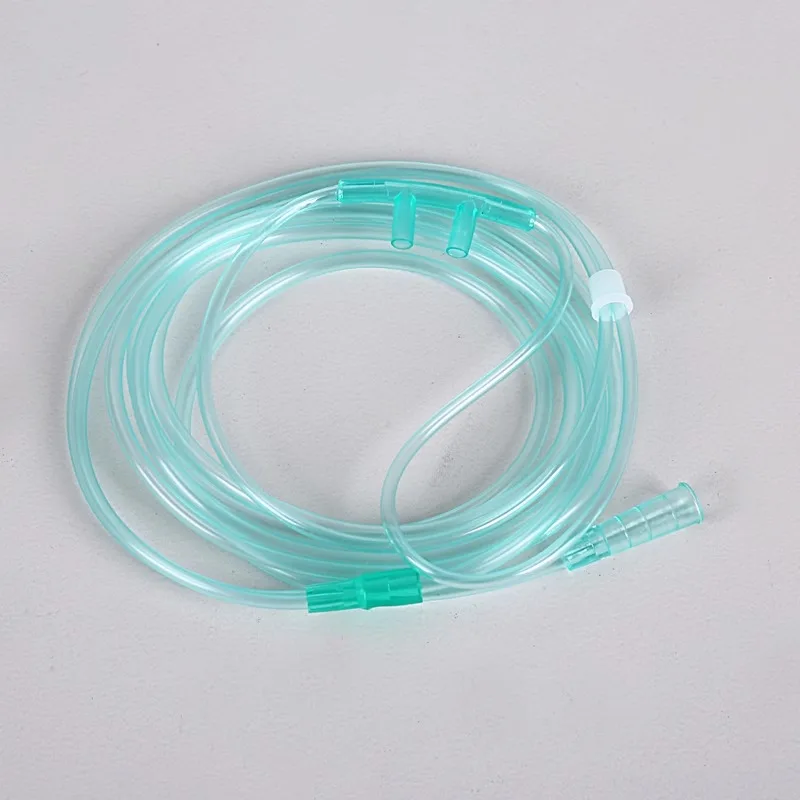 50 Sets Disposable Nasal Oxygen Tube Oxygen Concentrator 1.5m Double Nasal Cannula Oxygen Delivery Tube Double Nose Frame