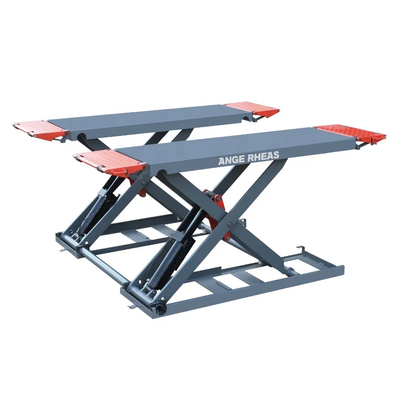 4000kg Garage Hydraulic Scissor Waterproof Service Car Lift Platform For Home In Ground Duty Anti Mid-Rise Scissor