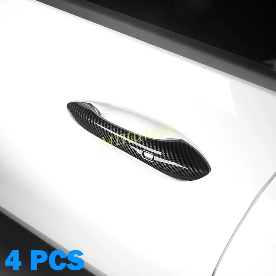 

Для Chevy Trax 2024 2025, дверная ручка из углеродного волокна, защитная накладка, аксессуары