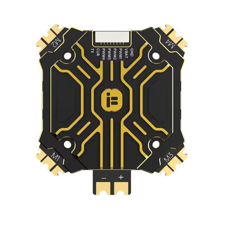 Iflight BLITZ E80A E80 Pro 4-em-1 ESC com tampa de alumínio CNC ou sem tampa CNC com furos de montagem de 35x35mm para peças FPV