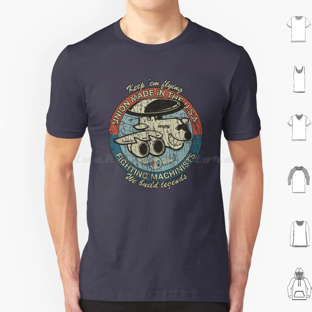 Awacs Legends 1977 T Shirt Big Size 100% Cotton Air Force Air Force Veteran Machinist Aerospace Worker Made Made In Usa 707