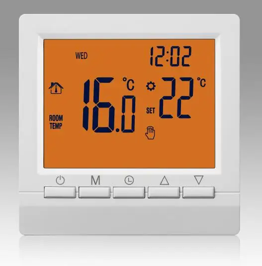 Termostato programável semanal do WIFI da tela de toque ME83 para a caldeira eletrônica do aquecimento do assoalho