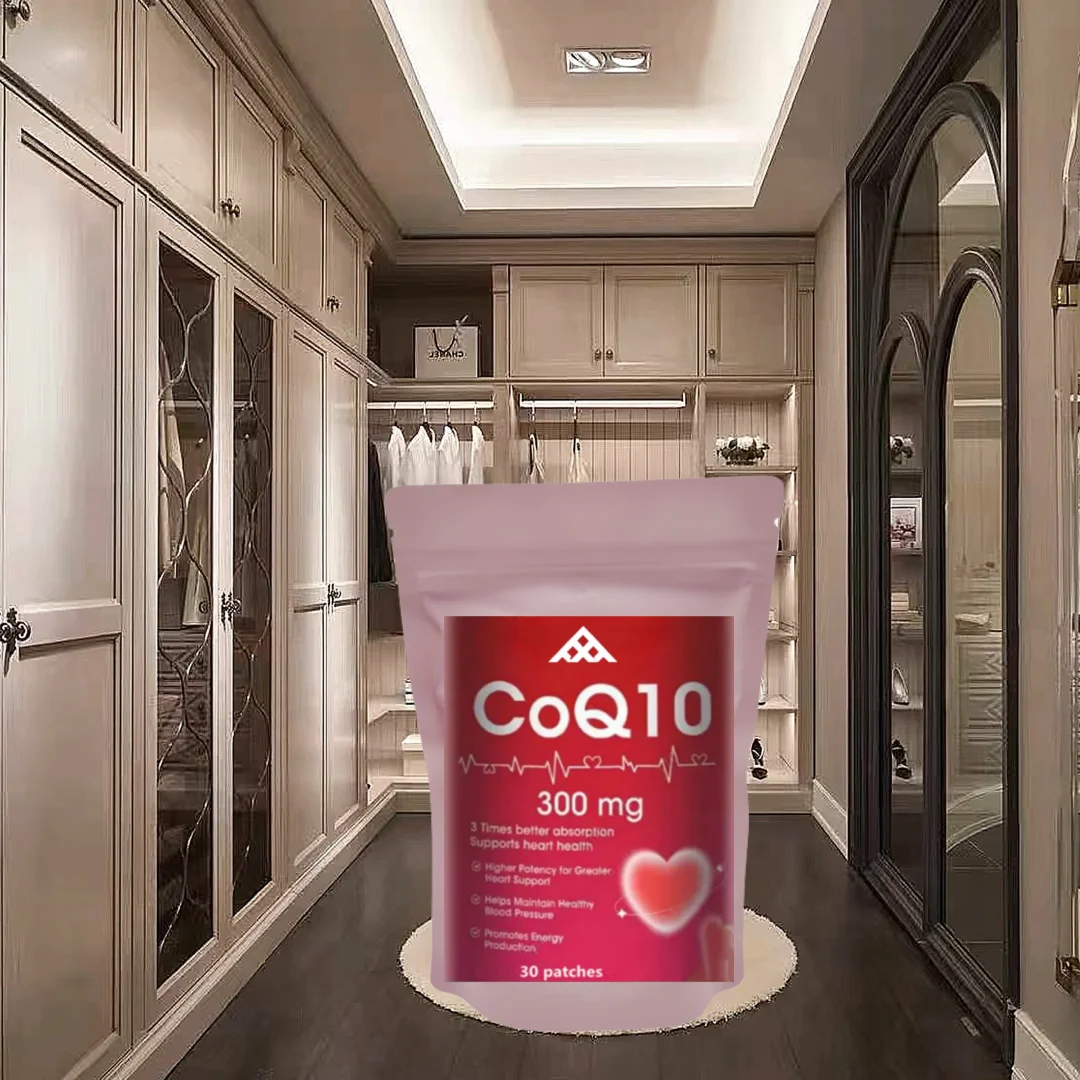 Hot sale CoQ10 Patch:3x Absorption, Antioxidant, Supports Heart Health & Energy Production. 30 Patches, Supplement Supply