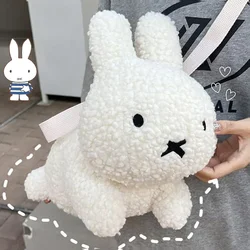 Модная сумка через плечо Miffy с новым рисунком, кавайная оригинальная универсальная, для пожилых, Miffy, плюшевая, необходимая фотосумка